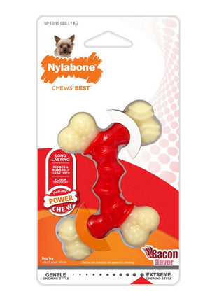 Nylabone Tuggleksak För Hundar Nylabone Extreme Chew Double Termoplast Bacon 12