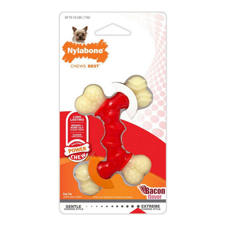 Nylabone Tuggleksak För Hundar Nylabone Extreme Chew Double Termoplast Bacon 12