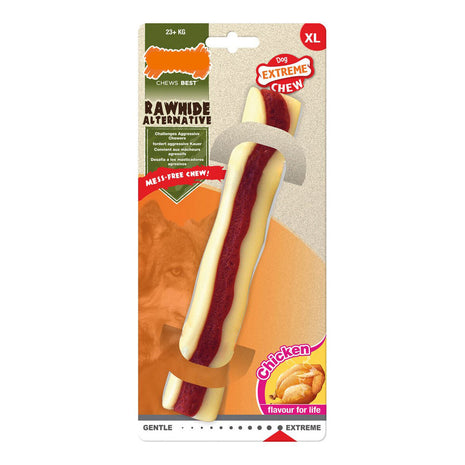 Nylabone Tuggleksak För Hundar Nylabone Extreme Chew Roll	Rawhide Storlek Xl Kyckling Nylon