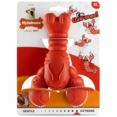 Nylabone Tuggleksak För Hundar Nylabone Röd Nötkött Konstgjord Xl