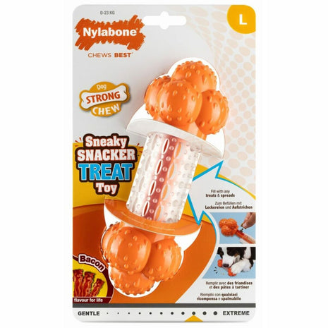 Nylabone Tuggleksak För Hundar Nylabone Orange Bacon Konstgjord L