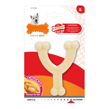 Nylabone Tuggleksak För Hundar Nylabone Extreme Chew Wishbone Kyckling 20