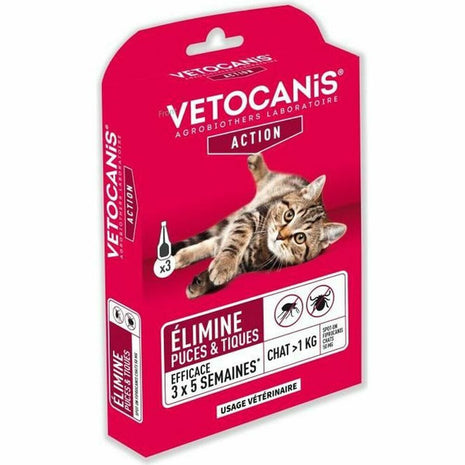 Vetocanis Mot Parasiter Vetocanis Katt 3 Antal