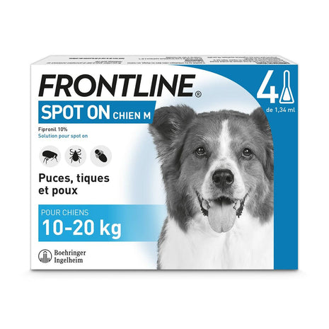 Frontline Mot Parasiter Frontline Hund 10-20 Kg 1,34 Ml 4 Antal