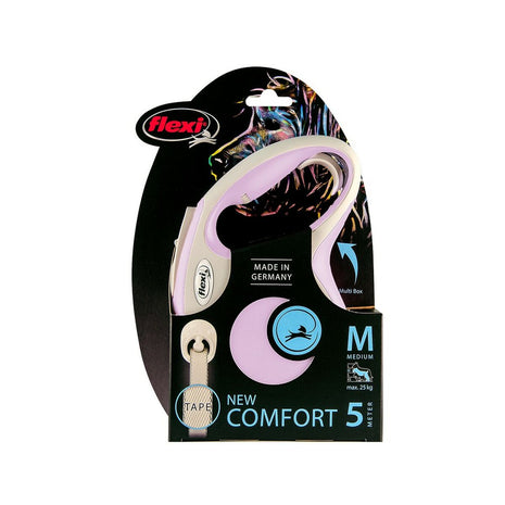 Flexi Dohundkoppel Flexi New Comfort Rosa Xs-Storlek (3 M)