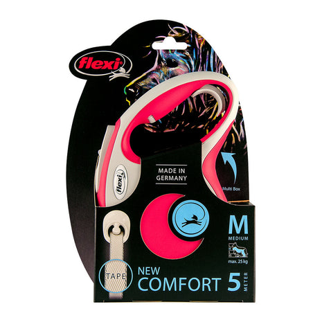 Flexi Dohundkoppel Flexi New Comfort 5 M Röd Storlek S