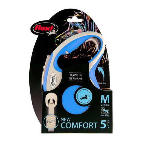 Flexi Dohundkoppel Flexi New Comfort 5 M Blå Storlek S