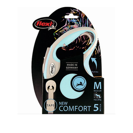 Flexi Dohundkoppel Flexi New Comfort M Blå (5 M)