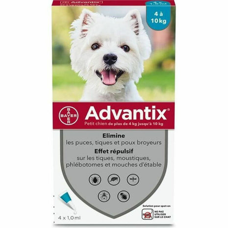 Advantix Mot Parasiter Advantix Hund 4-10 Kg 4 Antal