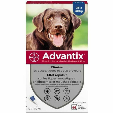 Advantix Pipett För Hundar Advantix 25-40 Kg