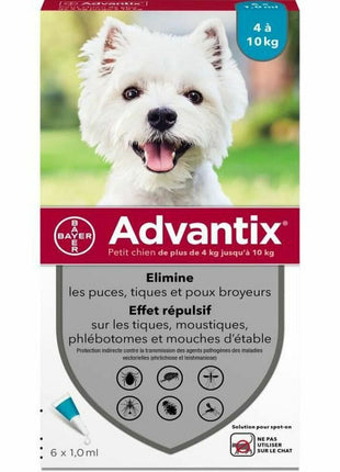 Advantix Mot Parasiter Advantix Hund 4-10 Kg 6 Antal