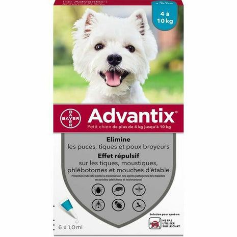 Advantix Mot Parasiter Advantix Hund 4-10 Kg 6 Antal