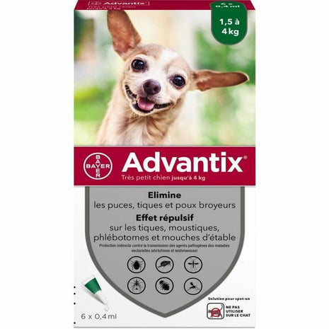 Advantix Pipett För Hundar Advantix 1,5-4 Kg