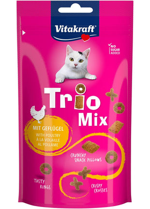 Vitakraft Snack For Cats Vitakraft Trio Mix Poultry Fåglar 60 G