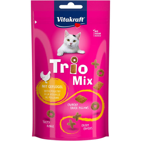 Vitakraft Snack For Cats Vitakraft Trio Mix Poultry Fåglar 60 G