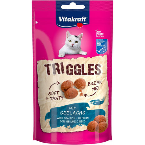 Vitakraft Snack For Cats Vitakraft Triggles Coalfish Fisk 40 G