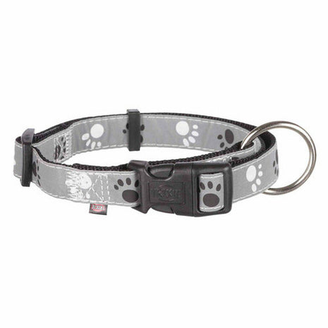 Trixie Hundhalsband Trixie Silver Reflect Svart Grå Xs/S 22-35 Cm