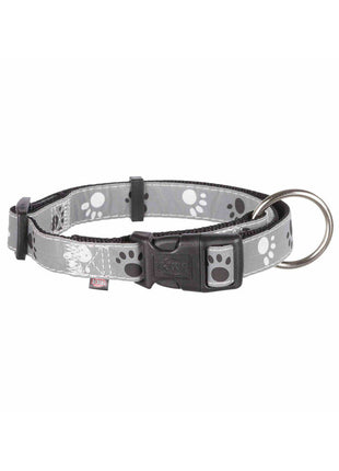 Trixie Hundhalsband Trixie Silver Reflect Svart Grå M/L 35-55 Cm