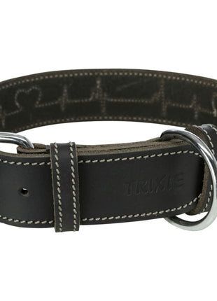 Trixie Hundhalsband Trixie Heartbeat Svart L 47-55 Cm