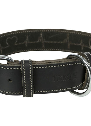 Trixie Hundhalsband Trixie Heartbeat Svart L/Xl 55-65 Cm