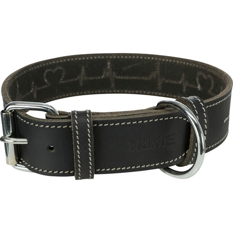 Trixie Hundhalsband Trixie Heartbeat Svart L/Xl 55-65 Cm