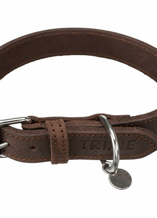 Trixie Hundhalsband Trixie Rustic Mörkbrun M 37-44 Cm