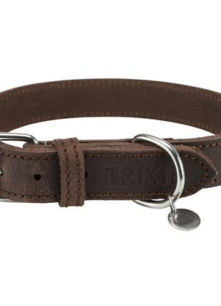 Trixie Hundhalsband Trixie Rustic Mörkbrun M/L 42-48 Cm