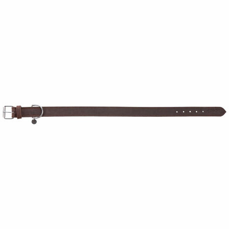 Trixie Hundhalsband Trixie Rustic Mörkbrun L 48-56 Cm