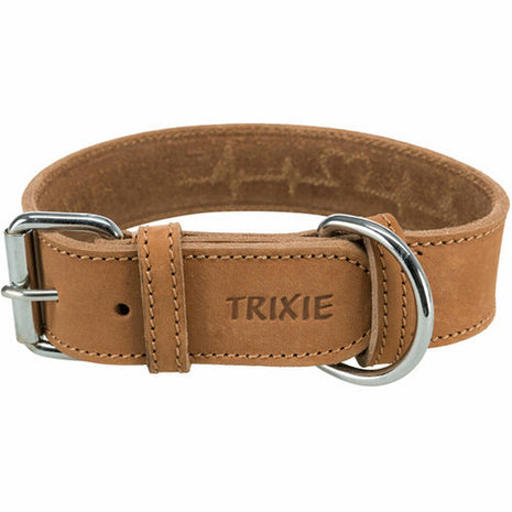 Trixie Hundhalsband Trixie Heartbeat Brun S/M 34-40 Cm