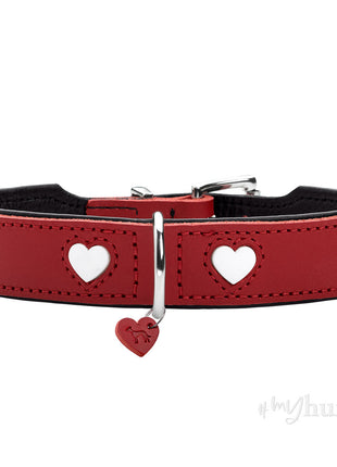 Hunter Hundhalsband Hunter Love Röd Xs 24-28 Cm