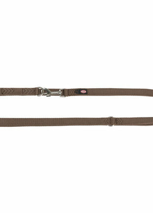 Trixie Justerbart Hundkoppel Trixie Premium Nötbrunt M/L