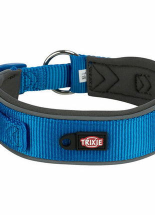 Trixie Hundhalsband Trixie Premium Grafit Koboltblått S/M 33-42 Cm