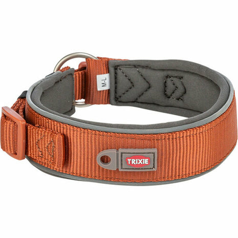 Trixie Hundhalsband Trixie Premium Orange Grafit M/L 40-48 Cm