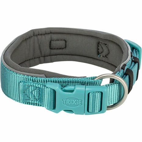 Trixie Hundhalsband Trixie Premium Grafit Ljusblå M/L 40-48 Cm