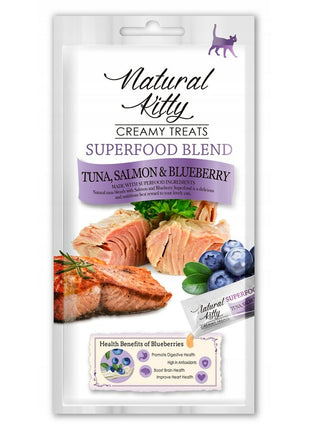 Natural Kitty Snack For Cats Natural Kitty Superfood Blend Fisk