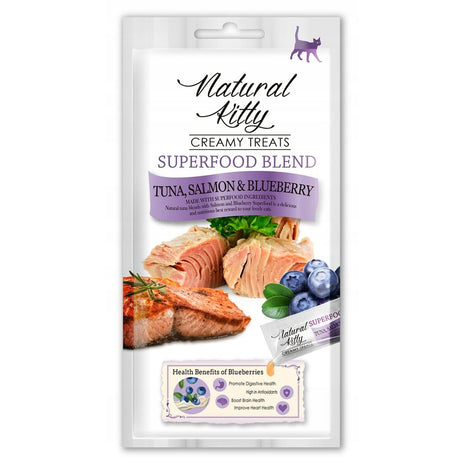 Natural Kitty Snack For Cats Natural Kitty Superfood Blend Fisk