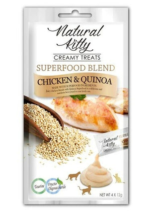 Natural Kitty Snack For Cats Natural Kitty Superfood Blend Kyckling