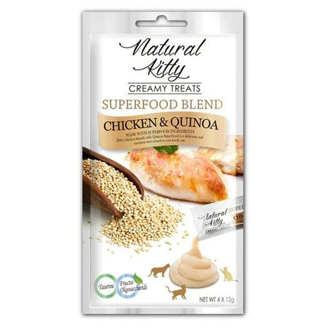 Natural Kitty Snack For Cats Natural Kitty Superfood Blend Kyckling