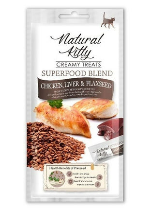 Natural Kitty Snack For Cats Natural Kitty Superfood Blend Kyckling