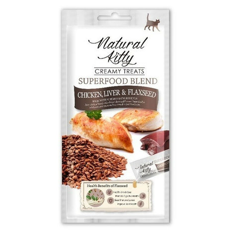 Natural Kitty Snack For Cats Natural Kitty Superfood Blend Kyckling