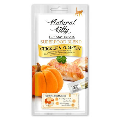 Natural Kitty Snack For Cats Natural Kitty Superfood Blend Kyckling