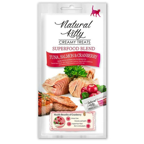 Natural Kitty Snack For Cats Natural Kitty Superfood Blend Fisk