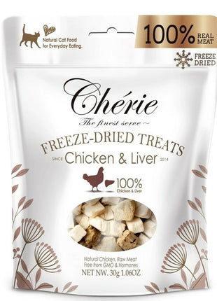 Cherie Snack For Cats Freeze-Dried Kyckling 30 G