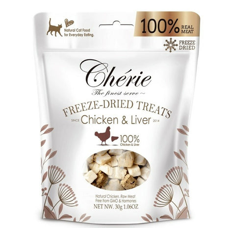 Cherie Snack For Cats Freeze-Dried Kyckling 30 G