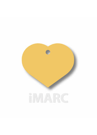 Imarc Identifikationsbricka Imarc Heart Gul