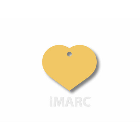 Imarc Identifikationsbricka Imarc Heart Gul