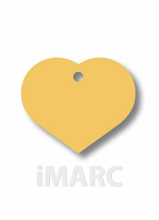 Imarc Identifikationsbricka Imarc Heart Gul