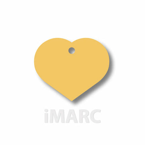 Imarc Identifikationsbricka Imarc Heart Gul