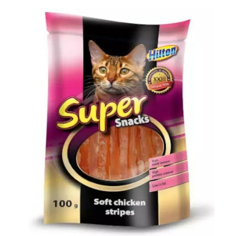 Hilton Snack For Cats Hilton Soft Chicken Stripes Kyckling 100 G