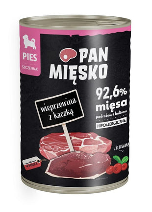 Pan Mięsko Våt Mat Pan Mięsko Meat Cerdo Con Pato Nötkött 400 G